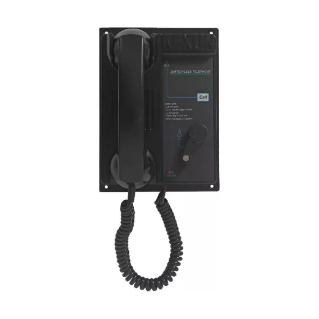 KS-1Q Batterijloze Telefoon - Marine Noodcommunicatie - Zwart - IP44 - Geluidsniveau ≥85dB - Geschikt voor Schepen en Industrieel Gebruik