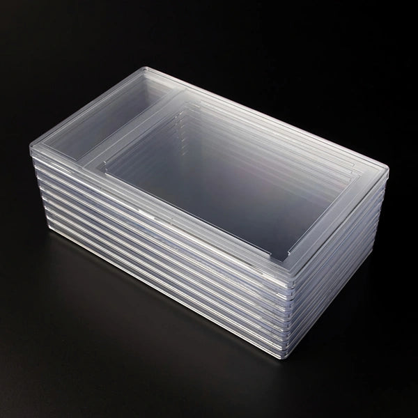 3 Stuks - Krasbestendige Kaarthouder voor Ruilkaarten -  Professionele Verzamelkaarten Beschermer - Acryl Graded Card Slab Sleeves met Labelpositie, Perfect voor YuGiOh, MTG & Sportkaarten Opslag en Display -Ideaal voor Verschillende Kaartformaten