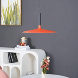 Stijlvolle Oranje LED Hanglamp voor een Moderne Uitstraling in Keuken & Slaapkamer - Energiezuinig met 7W, 35cm Grootte & Instelbare Kleurtemperaturen