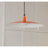Stijlvolle Oranje LED Hanglamp voor een Moderne Uitstraling in Keuken & Slaapkamer - Energiezuinig met 7W, 35cm Grootte & Instelbare Kleurtemperaturen