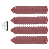 61 Stuks - Driehoekige Schuurpads - 90 mm - 6 Gaten - Schuurpapier - Schuurpad - Polijstpad - Multigereedschap - Fijn Schuurpapier - Schuurdriehoek - Polijsten - Oscillerend Gereedschap Accessoires - Schuurpapier Set - Hoge Kwaliteit