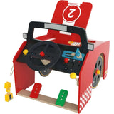 Playtive Houten Speelgoed Auto - Kinder Werkbank - Monteurset - Educatief Spel - Kinder Monteur Set - Met Gereedschap