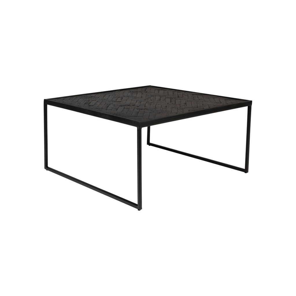 Salontafel Nora Vierkant - Hoogwaardig Houten Tafel met Opbergruimte - 80x80 cm - Strak en Modern Design - Verkrijgbaar in Verschillende Kleuren