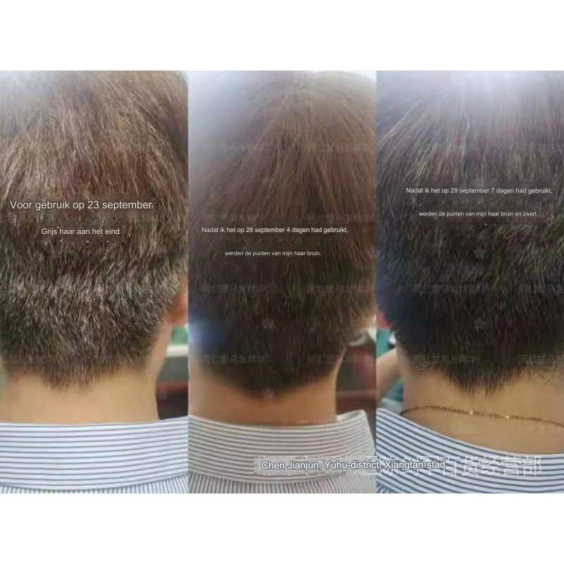 Revolutionaire UV Licht Haarkleur Veranderende Crème - Zwart Haar Creme - Natuurlijk Haarherstel, Anti-Grijs Haarformule met Plantenextracten - Transformeer Grijs naar Zwart met Polygonum Multiflorum & Annatto Zaad