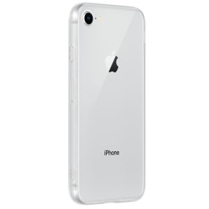 Hoogwaardige Beschermingsset met Doorzichtige Gel Hoes en 2x Premium Gehard Glas Schermbeschermer voor iPhone SE 2020, iPhone 7 en iPhone 8 - Ultieme Bescherming Tegen Krassen en Stoten
