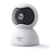 XIAOVV Q2 Beveiligingscamera - Slimme IP Camera - Draadloze WiFi Camera voor Binnen - Beweegdetectie en Nachtzicht - Mini Camera met Groothoeklens - Surveillance Camera - HD Home Security Cam met Appbediening