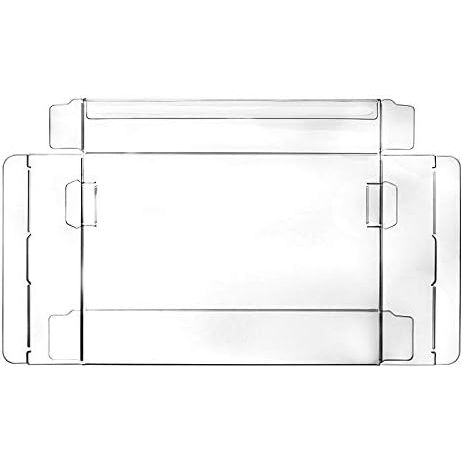 10 Stuks - Beschermhoes - Geschikt voor PS2 / GameCube / Wii / Xbox / SNES / N64 Spellen - Transparante Display Box - Stof-en-Vochtbestendig - Duurzaam-PVC - 10-Stuks
