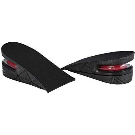 Semelles Aanpasbare Hoogteverhoging – 5 cm Verhoging - Geschikt voor Schoenen & Laarzen - Ergonomisch & Ademend Design - Zwart PVC