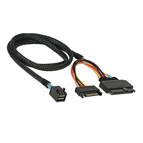 U.2 U2 SFF-8639 naar M.2 SFF-8643 Mini SAS HD SSD Kabel - 0.5 Meter - Compatibel met Intel SSD 750, p3600, p3700 - Hoge Snelheid PCIe 3.0 x4 Verbinding - Duurzame Kwaliteit - Ideaal voor Computer Upgrades