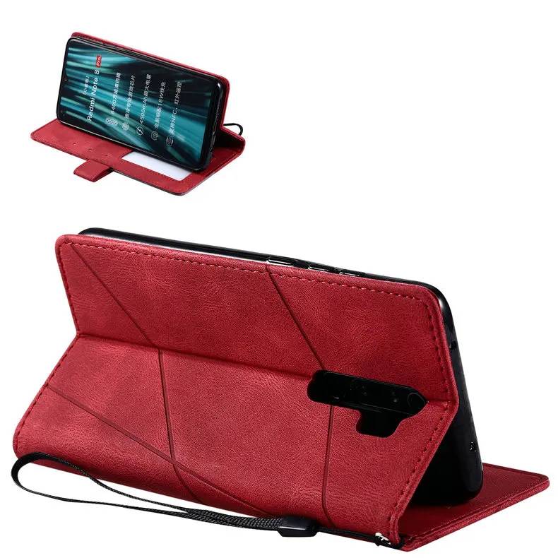 Luxe Portemonnee-Hoesje - Voor Xiaomi Redmi Note 8 -  PU Leder - Met Standfunctie & Opbergruimte - Beschermende Case