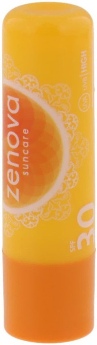 Zenova suncare lippenbalsem - lipbalsem sun spf30 - factor 30 - high protection - vegan - 4,3 gram - zon - neutraal