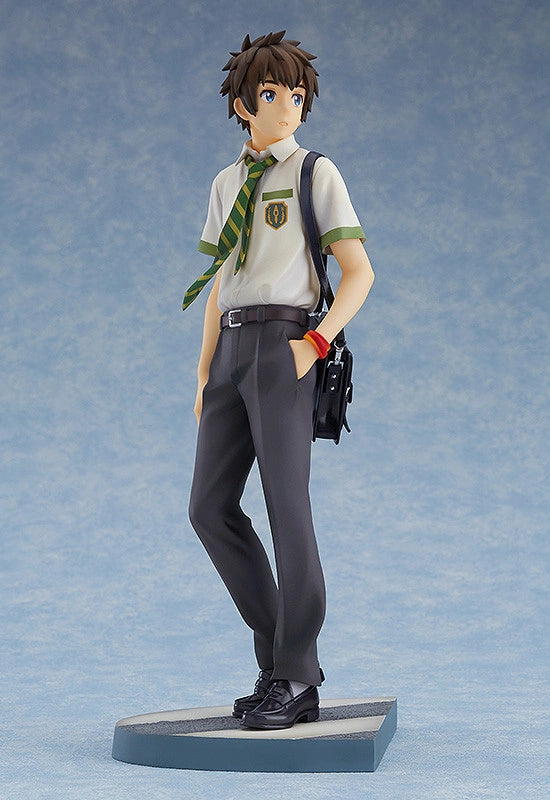 2 Stuks - Mitsuha Miyamizu & Taki Tachibana 1/8 Scale Figuren - Your Name Anime Beeldjes - Kimi no Na wa Manga Collectible Figures - Gedetailleerde Verzamelfiguren van Mitsuha en Taki voor Vitrinekast Bureau Anime Collectie en Display