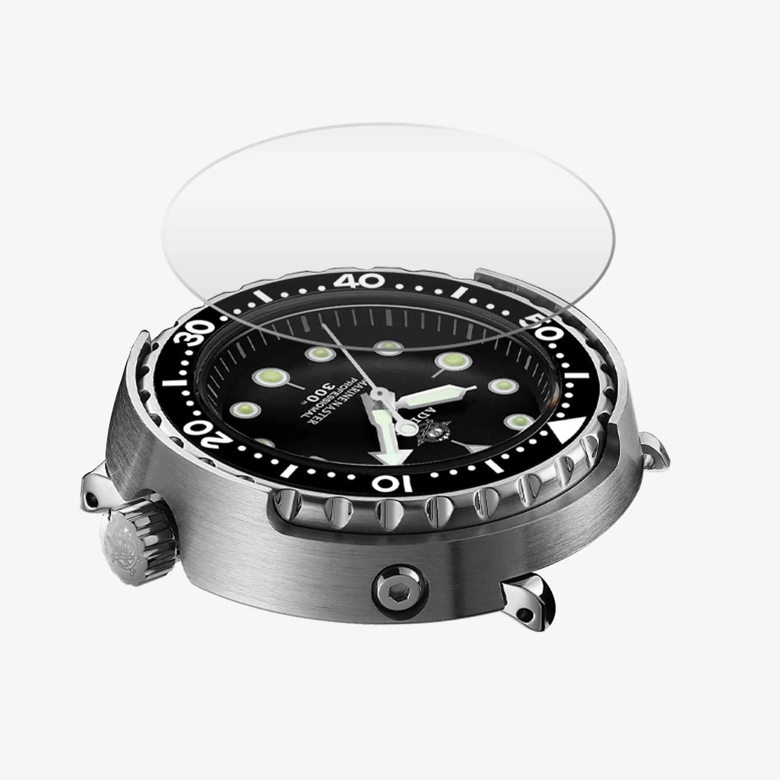 ADDIESDIVE Tuna 300M Automatisch Duikershorloge - Tuna Diver (MY-H5) - Professioneel, Waterbestendig & Robuust - Duikhorloge