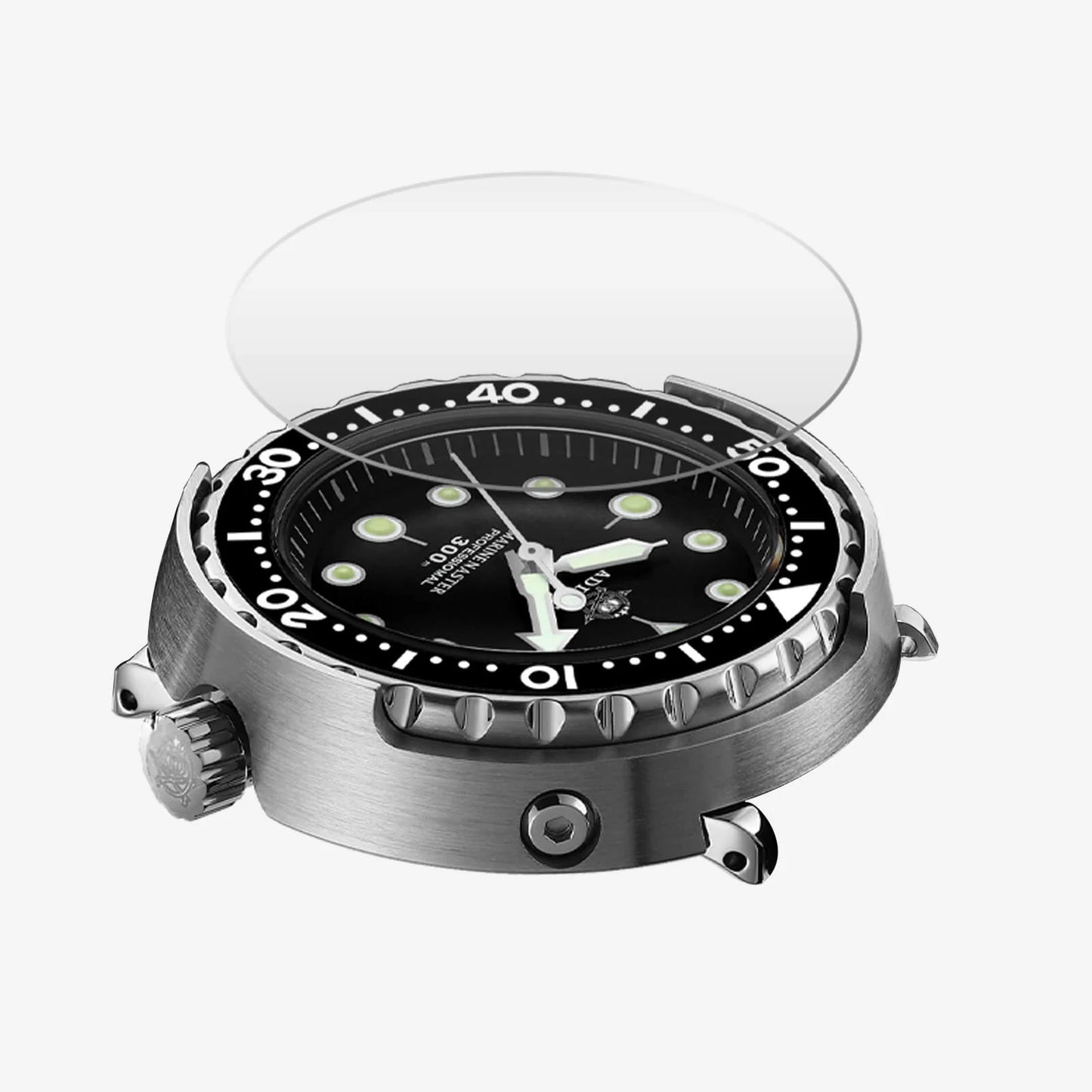 ADDIESDIVE Tuna 300M Automatisch Duikershorloge - Tuna Diver (MY-H5) - Professioneel, Waterbestendig & Robuust - Duikhorloge