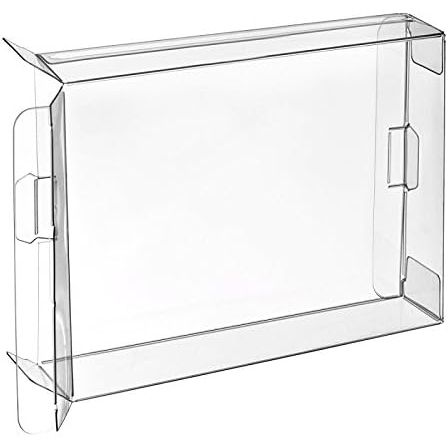 10 Stuks - Beschermhoes - Geschikt voor PS2 / GameCube / Wii / Xbox / SNES / N64 Spellen - Transparante Display Box - Stof-en-Vochtbestendig - Duurzaam-PVC - 10-Stuks