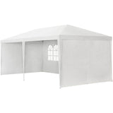 XL Partytent – Paviljoen – 3x6 Meter – Incl. 6 Afneembare Zijwanden – Stalen Frame – Waterafstotend Doek – Snel Op te Zetten – Voor Communie, Bruiloft, Barbecue of Festival – Kleur: Wit