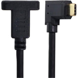 90 Graden Haakse USB-C USB 3.1 Type C Mannelijk naar Vrouwelijk Verlengdatakabel - 30 cm