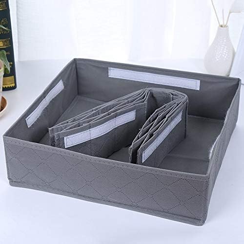 Verstelbare Ladeverdelers - Ondergoed & Sokken Opbergbox - Kleding Organizer 34x32x10cm - Niet-geweven Stof - Voor Lingerie, Ties en Accessoires