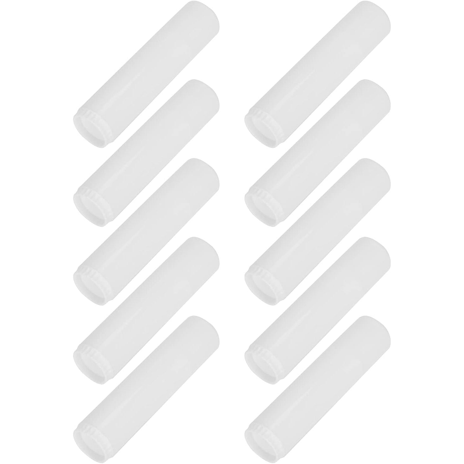 10 Stuks - Lippenbalsem Tubes - Lege Lippenbalsem Containers - Navulbare Lippenbalsem Hulsjes - Hoogwaardige Plastic Tubes - Voor Zelfgemaakte Lippenbalsem en Cosmetica - Eenvoudig te Vulllen en Gebruiken - Milieuvriendelijk en Herbruikbaar