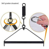 360° Draaibare LoveSwing – Luxe Hangschommel met Fluwelen Voering - Seksschommel  - Love Schommel Stalen Steun & Verstelbare Riemen – Tot 270 kg Draagvermogen – Derde Generatie Indoor Erotische Schommel voor Koppels