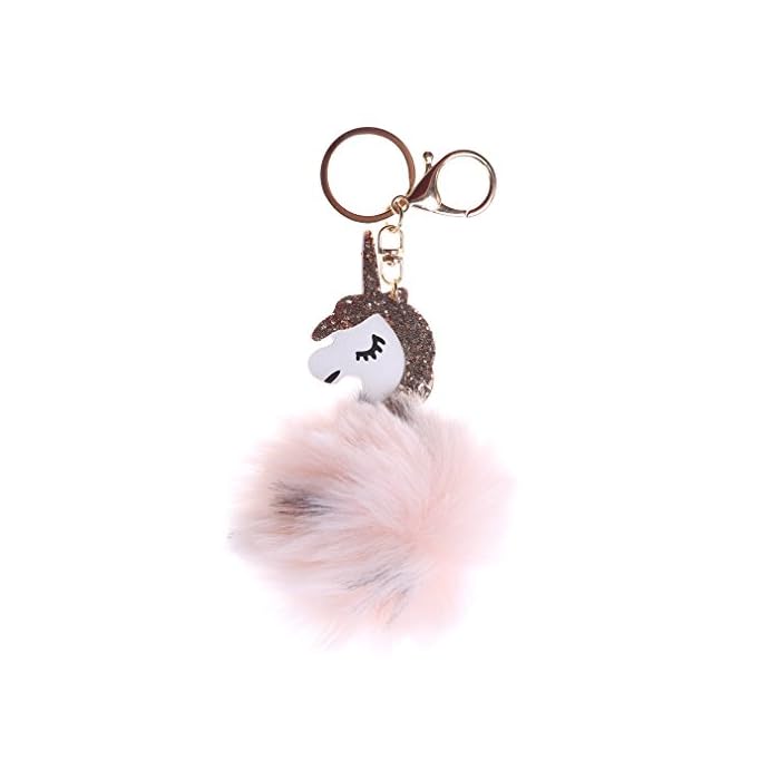 4 Delig - Pluizig Eenhoorn Dagboek Set - A5 Gelinieerd Notitieboek met Regenboog Pailletten Cover, Eenhoorn Pen, Sleutelhanger & Etui - Ideaal voor Kinderen