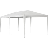 XL Partytent – Paviljoen – 3x6 Meter – Incl. 6 Afneembare Zijwanden – Stalen Frame – Waterafstotend Doek – Snel Op te Zetten – Voor Communie, Bruiloft, Barbecue of Festival – Kleur: Wit