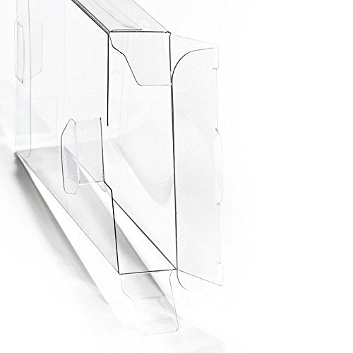 10 Stuks - Beschermhoes - Geschikt voor PS2 / GameCube / Wii / Xbox / SNES / N64 Spellen - Transparante Display Box - Stof-en-Vochtbestendig - Duurzaam-PVC - 10-Stuks