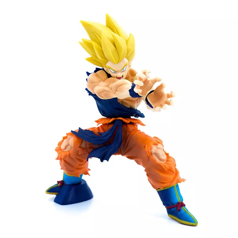 Dragonball Z – Goku Super Saiyan 1 Actiefiguur 16cm | Gedetailleerd PVC Verzamelfiguur met Dynamische Houding, Goudkleurig Haar & Realistische Expressie | Anime Collectible Beeld voor Fans & Verzamelaars