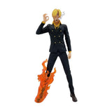 Sanji Vinsmoke Diable Jambe Actiefiguur – One Piece Collectible 32cm | Premium PVC Verzamelfiguur met Dynamische Vuureffecten, Anime Decoratie Beeld voor Fans & Verzamelaars | Hoogwaardige Kwaliteit Cadeau voor Manga Liefhebbers