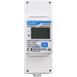 CHINT DDSU666 Grote LCD AC Meter - Din Rail Installatie - 5(80)A Enkel Fase Meter Voor Elektriciteitsfacturatie, Zonne-installaties, PV Systeem, Elektrische Voertuigladers - MID Gecertificeerd - RS485 Modbus-RTU Communicatie