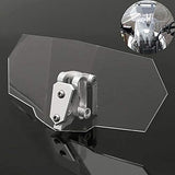 Universele Motorfiets Windscherm Deflector - 27 x 12 x 4.4 cm - Duurzaam ABS Materiaal