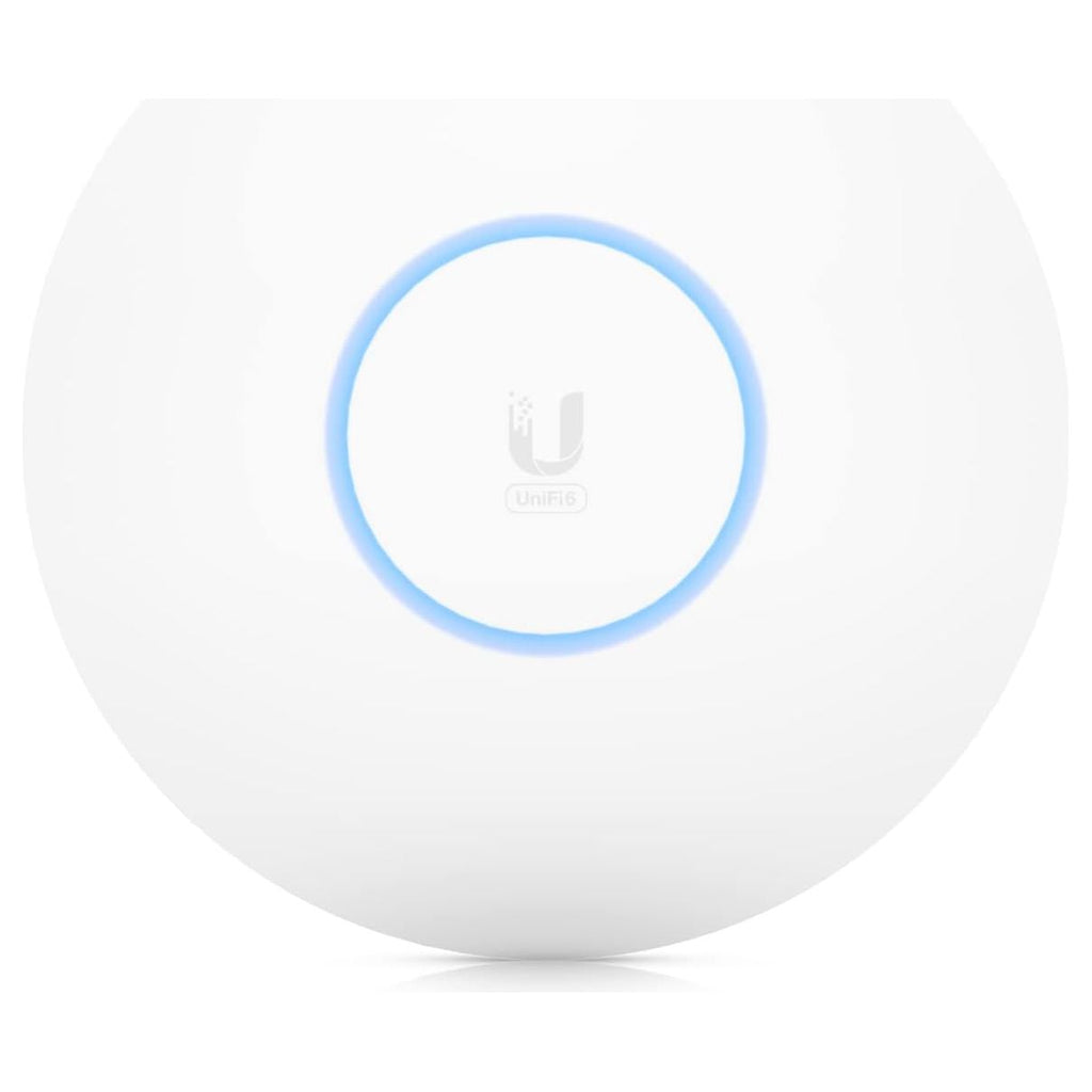 Ubiquiti UniFi 6 Long-Range Indoor Access Point - WiFi 6 AP - 4x4 MU-MIMO - Hoge Snelheid Draadloze Verbinding - Zakelijk Netwerkapparaat - 2.4 Gbps op 5GHz - 600 Mbps op 2.4GHz - Ideaal voor Grote Netwerkomgevingen - Plafond- of Muurmontage