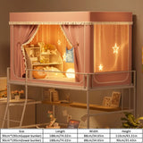 Bunk Bed Canopy Tent – Anti-Val Bescherming, Lichtreductie &amp; Privacy Tent voor Stapelbedden – Ademend, Wasbaar en Comfortabel – Geschikt voor Kinderen &amp; Volwassenen (90x190 cm)