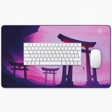 XL - Pokemon Bureaumat - Legendary Muismat - Waterdicht, met Gestikte Randen, Antislip en Polssteun - Afmeting: 68.5x35cm