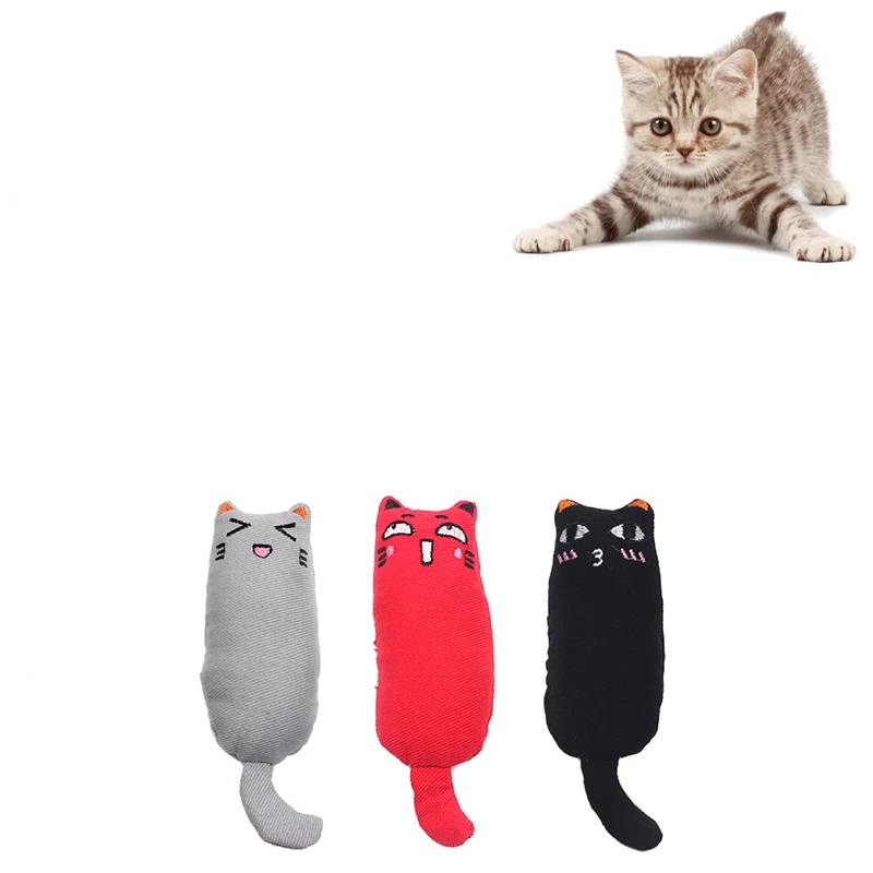 3-Delige Set Katten Speelgoed met Catnip - Stimulerende Interactieve Pluche Dieren voor Uren Speelplezier - Duurzame Kauwspeeltjes voor Binnenhuis Kattenjacht en Tandslijpen