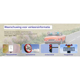 Awesafe 7-Inch GPS Navigatiesysteem - Bluetooth - Europa 2023 Kaarten - Gratis Levenslange Updates - Flitserwaarschuwingen - Stemnavigatie - Geschikt Voor Auto &amp; Vrachtwagen