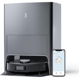 ECOVACS DEEBOT X1 OMNI – Robotstofzuiger met Dweilfunctie – 5000Pa Zuigkracht – Zelfreinigend Station – 260 min Accuduur – 3D Obstacle Avoidance – YIKO Spraakbesturing – 4L Waterreservoir – Luxe Ontwerp door JACOB JENSEN