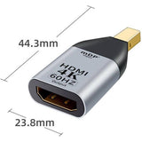 Mini DisplayPort naar HDMI Adapter - Ultra HD 4K 60Hz - Perfect voor High-End Gaming & Professionele Presentaties - Specifieke Connectie voor Optimale Beeldkwaliteit