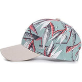 Dames Baseballpet – Bloemen En Bladeren Print – Modieuze Verstelbare Cap – Perfect Voor Buitenactiviteiten En Streetwear – Comfortabele Pasvorm Voor Alle Leeftijden