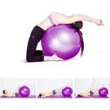 Gymnastische Bal voor Pilates en Yoga - Inclusief Pomp - Yoga Bal - Fitness Bal - Training Ball - Zwangerschapsbal - Inclusief Luchtpomp - 75cm - Paars