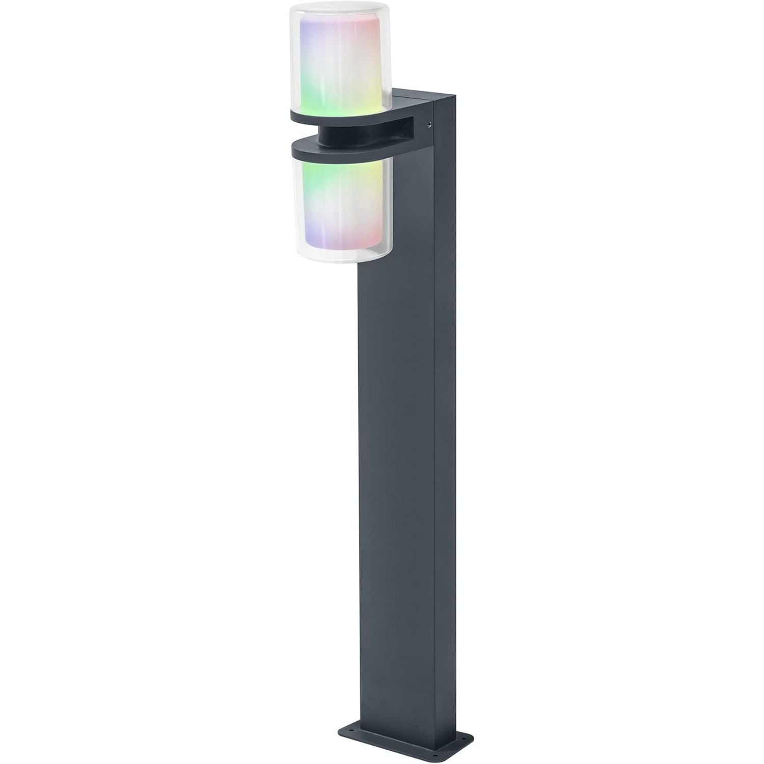 LEDVANCE Smart+ Updown buitenlamp RGB – slimme LED wandlamp 14W 1000 lumen – WiFi tuinverlichting met app en spraakbediening – 3000K warm wit en 16 miljoen kleuren – IP44 spatwaterdicht – 132 x 100 x 800 mm buitenlamp