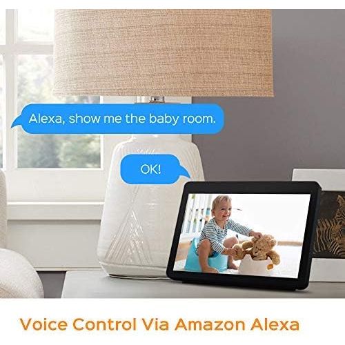 Panamalar 1080P HD Draadloze Beveiligingscamera - 1080P HD WiFi Pet Camera - 2.4G Indoor Camera - Nachtzicht - 2-Weg Audio - Bewegingsdetectie - Geschikt voor Baby/Elder/Nanny Monitor - Compatibel met Alexa - Ondersteuning voor MicroSD en Cloud Opslag