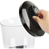 Dubbele Cornflakes Dispenser – Voorraadpot – Granen Dispenser – 2 x 500g Capaciteit – Voor Ontbijtgranen, Snacks en Droge Producten – Zwart
