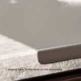 RVS Snijplank 50x50cm – 1.5mm Dikte – Roestvrijstalen Hakplank – Antislip & Geluiddempend – Hygiënisch RVS Snijblad Voor Vlees Groenten Fruit Kaas Pizza – Eenvoudig Schoon Te Maken – Keukenwerkblad 304 Roestvrij Staal