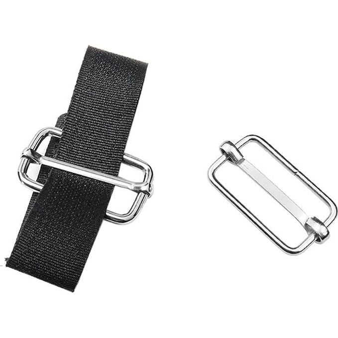 Metalen Gespen 25 mm - Tasgespen - Schuifstopper voor Heuptassen, Rugzakken & Riemen - Ideaal voor DIY & Handgemaakte Projecten - Set van 30 - Zilverkleur