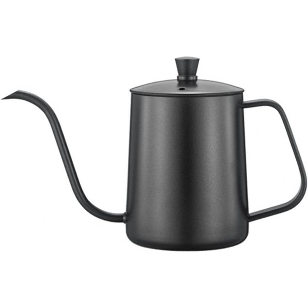 Roestvrijstalen Koffiepot - 550ML - Drip Koffiezetapparaat voor Perfecte Koffie - Duurzaam en Milieuvriendelijk - Makkelijk in Gebruik en Onderhoud - Zwart