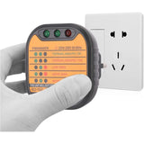 220V Stopcontact Tester - Multifunctionele Mesh Tester voor Huishoudelijke Apparaten - Professioneel Gebruik - EU Stekker - 220V - Veiligheid en Functionaliteit Gegarandeerd - Eenvoudig en Betrouwbaar Controleren van Stopcontacten