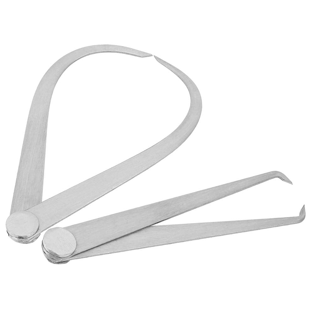 2 Stuks - Binnenste Remklauwen 6 Inch - Roestvrijstalen Binnenste Remklauwen voor Buiten - Handige Remklauwen - Precisie Remklauwen - Set van Meetgereedschap Remklauwen met Roestvrijstalen Constructie