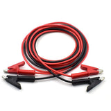 2 Stuks - 14 AWG Multimeter Testkabels - Alligator Clips Testdraden - Silicone Kabels - 2 Meter Lang - Rood en Zwart - 1500V 20A - Geschikt voor Elektrische Tests en Automobielonderhoud