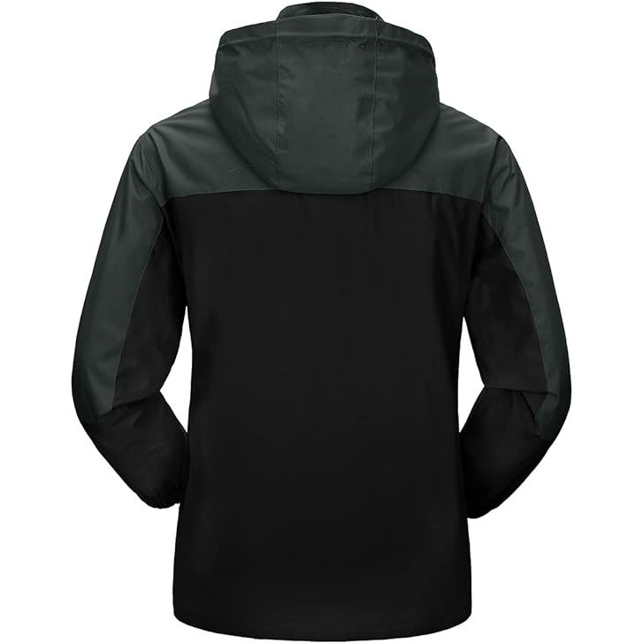 Dames Outdoor Jack - Lichtgewicht & Ademend - Waterdicht en Winddicht - Met Afneembare Kap - Ideaal voor Wandelen, Trekking en Buitenactiviteiten